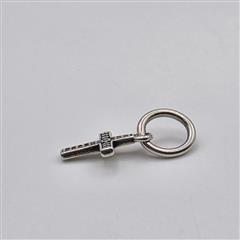 Pandora 925 ALE Sterling Silver Sparkling CZ Cross Dangle Charm Pendant 791310CZ